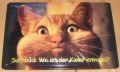 Blechschild - KATZE - WO IST DER KANARIENVOGEL