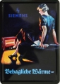 Blechschildkarte - SIEMENS HEIZSTRAHLER