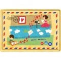 Blechpostkarte - AIR MAIL