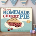 Rusty Blechschild - DELICIOUS HOMEMADE CHERRY PIE