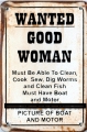 Rusty Blechschild - WANTED GOOD WOMAN