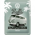 Blechschild - VW RETRO BULLI - 15 X 20 CM