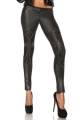 Bild 2 von WETLOOK LEGGINGS MOD 12.601 - SCHWARZ - ONE SIZE