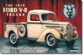 Blechschild - FORD V-8 TRUCKS - 1939