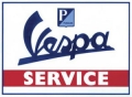 Nostalgie Blechschild - VESPA SERVICE