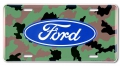 Nummernschild - FORD LOGO CAMOUFLAGE