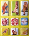 9-teil. Mini-Magnet-Set - PIN UP GIRLS