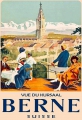 Blechschild - BERNE - VUE DU KURSAAL - SUISSE