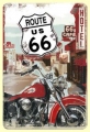 Nostalgie Blechschild - ROUTE 66 - LONE RIDER