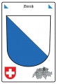 Bild 3 von Blechschild - DIV. KANTONS WAPPEN - CH / BRD / A