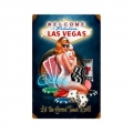 Blechschild - WELCOME TO FABULOUS LAS VEGAS