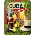 Blechschild - CUBA LIBRE - 15X20CM