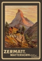 Blechschild - ZERMATT MATTERHORN 30 x 40 cm
