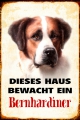 Bild 2 von Blechschild  - HUNDE DIESES HAUS BEWACHT - DIV.