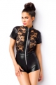 Bild 1 von WETLOOK BODYSUIT - SCHWARZ - ONE SIZE