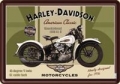 Nostalgie Blechkarte - HARLEY DAVIDSON KNUCKLEHEAD