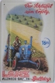 Nostalgie Blechschild - LANZ BULLDOG BLAU