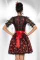 Bild 2 von DIRNDL MOD 12.599 SCHWARZ-ROT - IN DIV. GRÖSSEN