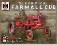 Blechschild - MC CORMICK FARMALL CUB
