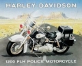 Nostalgie Blechschild - HARLEY DAVIDSON - POLICE MOTORCYCLE