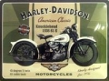 Nostalgie Blechschild - HARLEY-DAVIDSON-KNUCKLEHEAD 1936