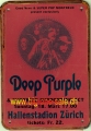 Rusty Blechschildkarte - DEEP PURPLE - ZÜRICH