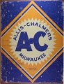 Blechschild - ALLIS CHALMERS LOGO - TRAKTOR