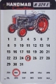 Nostalgie Blechschildkalender - HANOMAG COMBITRACTOR