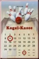 Nostalgie Sparkasse Blechschild - KEGEL-KASSE