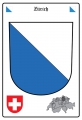 Blechschild - WAPPEN ZÜRICH