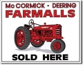 Blechschild - TRACTOR FARMALLS - SOLD HIERE