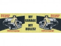 Bild 2 von Emailletasse - MY GARAGE - MY RULES!