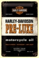 Nostalgie Blechschild - HARLEY DAVIDSON - PRE-LUXE