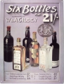 Blechschild - SIX BOTTLES WHISKEY 21