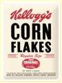 Nostalgie Blechschild - KELLOGS CORN FLAKES RETRO PACKAGE