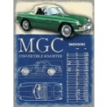 Nostalgie Blechschild - CARS MGC 1967