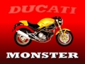 Blechschild - DUCATI MONSTER - in div. Grössen