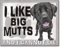 Blechschild - I LIKE BIG MUTTS AND I CANNOT LIE