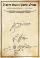 Blechschild - US PATEND OFFICE-DESIGN COLT CONNECT 1836