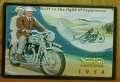 Nostalgie Blechschild - NORTON MOTORRAD BERGE 1954