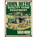 Nostalgie Blechschild - JOHN DEERE - QUALITY FARM SOLD HERE