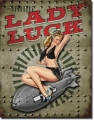 Nostalgie Blechschild - LADY LUCK