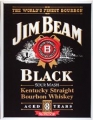 Nostalgie Blechschild - JIM BEAM BLACK LABEL WHISKY