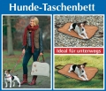 HUNDE-TASCHENBETT - IDEAL FÜR UNTERWEGS