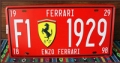 License Plate Nummernschild-FERRARI