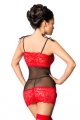 Bild 2 von NEGLIGE ZUM ANSTRAPSEN - SCHWARZ-ROT - ONE SIZE