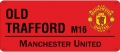 Blechschild - FC MANCHESTER UNITED - in 2 versch. Farben