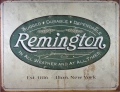 Rusty Blechschild - REMINGTON WEATHERED LOGO