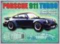 Blechschild - PORSCHE 911 TURBO