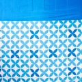 Textil-duschvorhang - MOD. 1422 - BLAU WEISS
